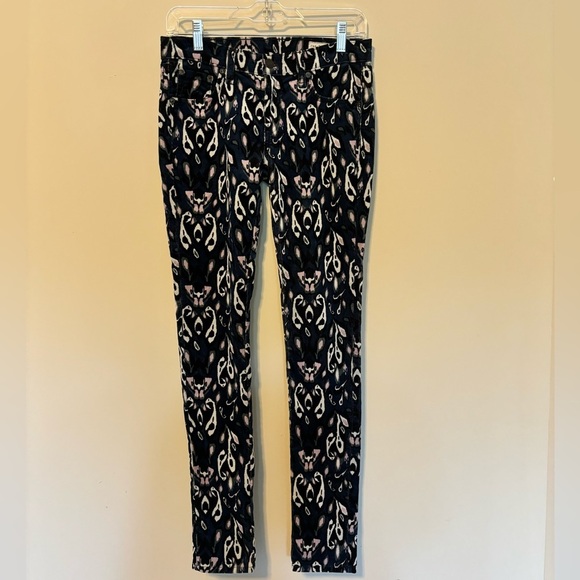 Rag & Bone Pants Size 26 Skinny Cotton Spandex Blend Printed - Picture 2 of 5